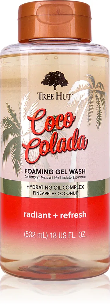 Гель для душа Tree Hut Coco Colada Foaming Gel Wash пенящийся, с кокосовым маслом, 532 мл