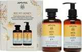 Apivita Bee My Honey Shower Gel & Body Milk Set - Подарочный набор интенсивного увлажнения, 1 шт — фото 1