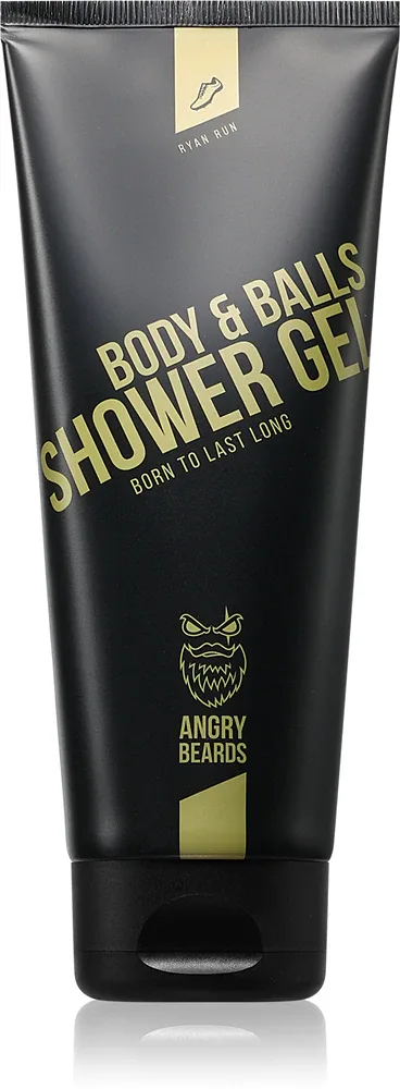 Angry Beards Ryan Run Body&Balls Shower Gel - Гель для душа для мужчин, 230 мл