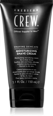 American Crew Shave & Beard Moisturizing Shave Cream - Увлажняющий крем для бритья для нормальной и сухой кожи, 150 мл