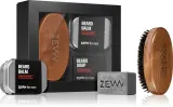Набор для бороды Zew For Men Well Looking Bearded Man щётка, бальзам и мыло для лица и бороды — фото 1