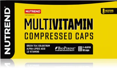 Мультивитамины Nutrend Multivitamin Compressed Caps, 14 активных веществ, 60 капсул, 60 шт