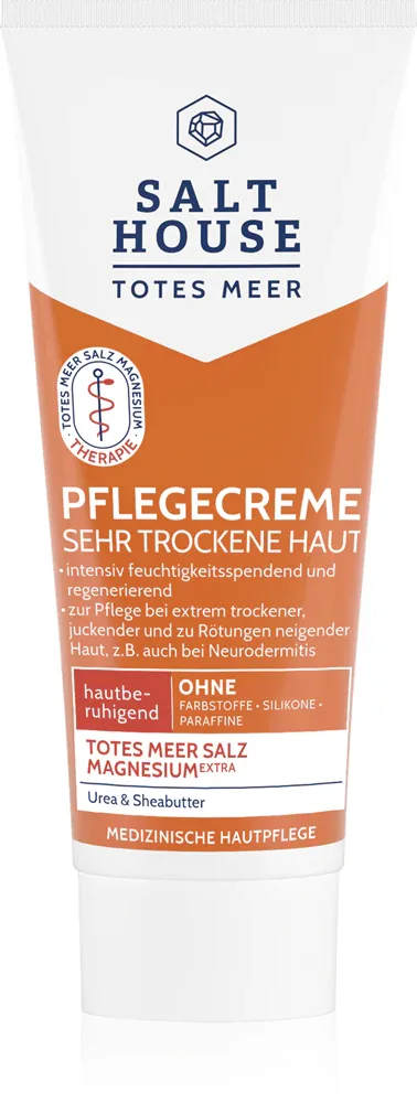 Salt House Dead Sea Therapy Care Cream - Увлажняющий крем для очень сухой кожи, 75 мл