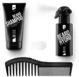 Набор для ухода за бородой Angry Beards Minimalist Grooming Set подарочный, с шампунем и тоником, 1 шт — фото 2