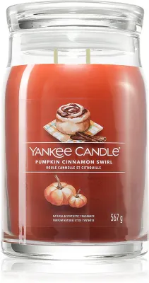 Yankee Candle Pumpkin Cinnamon Swirl - душистая свеча, 567 г