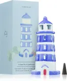 Набор с благовониями Paddywax Painted Ceramic House Connecticut Lighthouse, с керамическим домиком, подарочный, 1 шт — фото 1