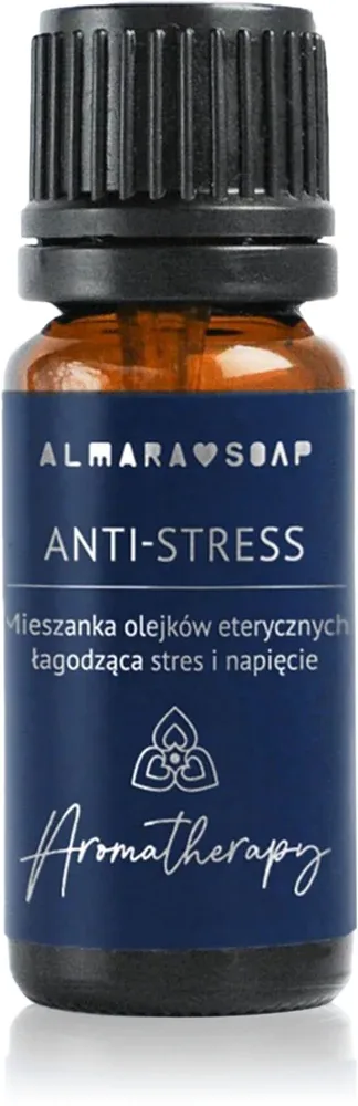 Масло ароматическое для дома Almara Soap Aromatherapy Anti-Stress с древесным и цитрусовым ароматом, 10 мл