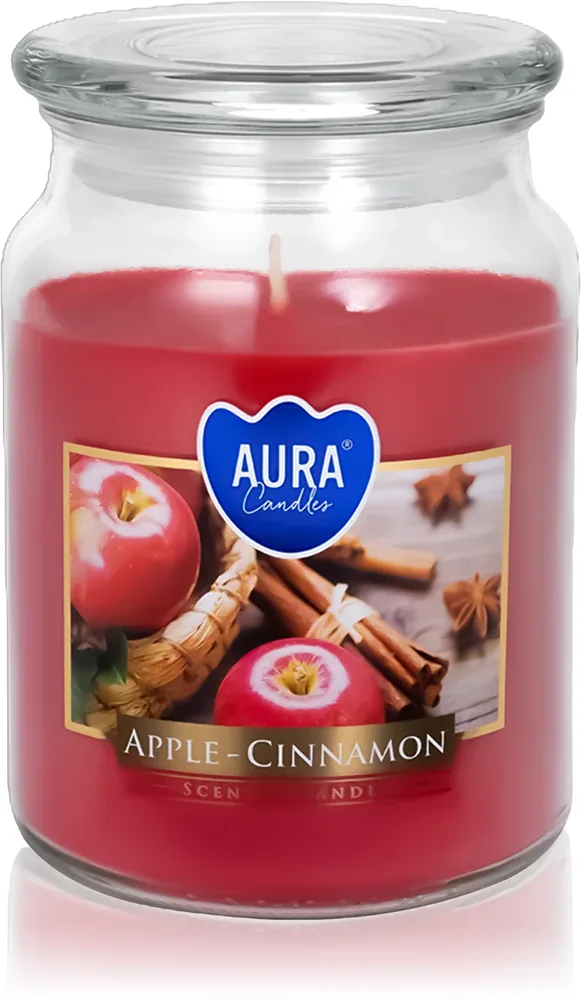 BISPOL Premium Line Apple - Cinnamon - Ароматическая свеча, 500 мл