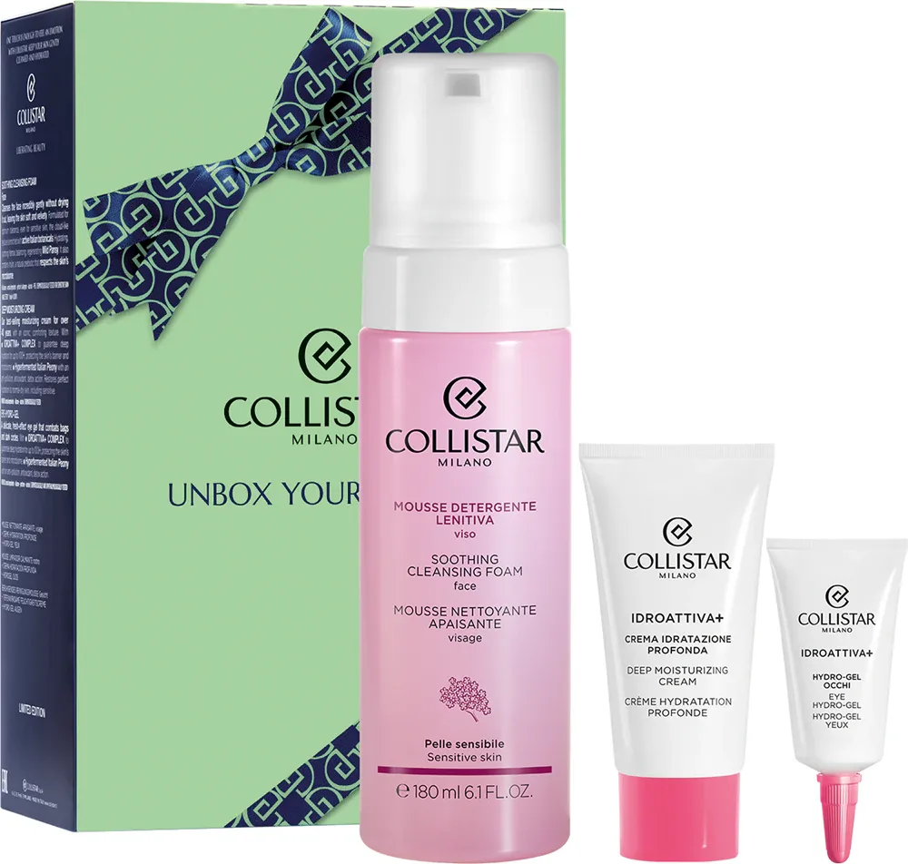 Collistar Cleansing Mousse Face Gift Set - в подарочном наборе