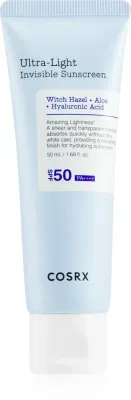 Cosrx Ultra-Light Invisible Sunscreen - Ультралегкий крем для загара лица и тела SPF 50+, 50 мл