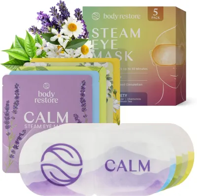 Маски для глаз Body Restore Steam Eye Mask Variety паровые, набор, 5 шт