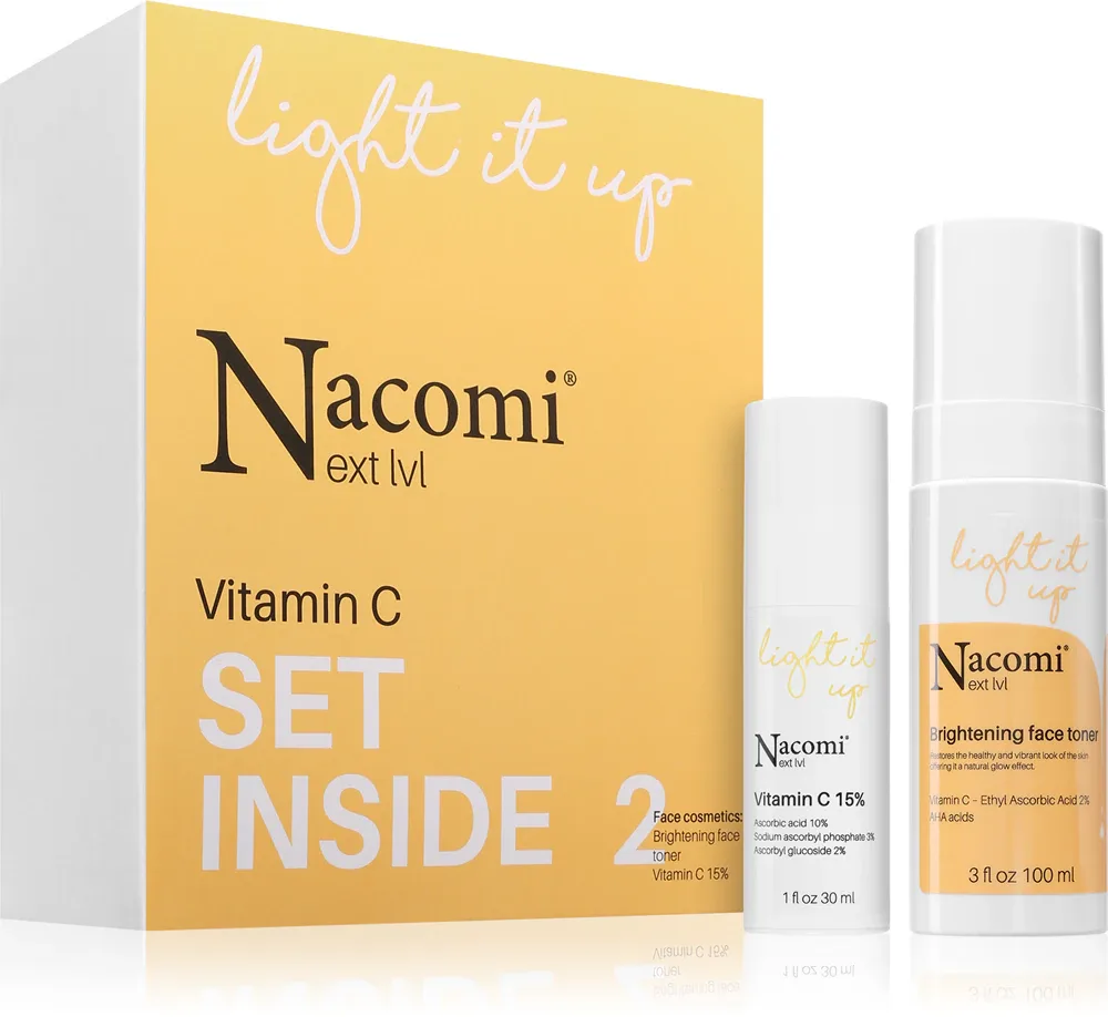 Nacomi Next Level Vitamin C - Подарочный набор с витамином C, 2 шт