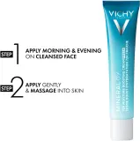 Vichy Minéral 89 72H Moisture Boosting Cream Fresh - Увлажняющий крем для лица с гиалуроновой кислотой, 40 мл — фото 8