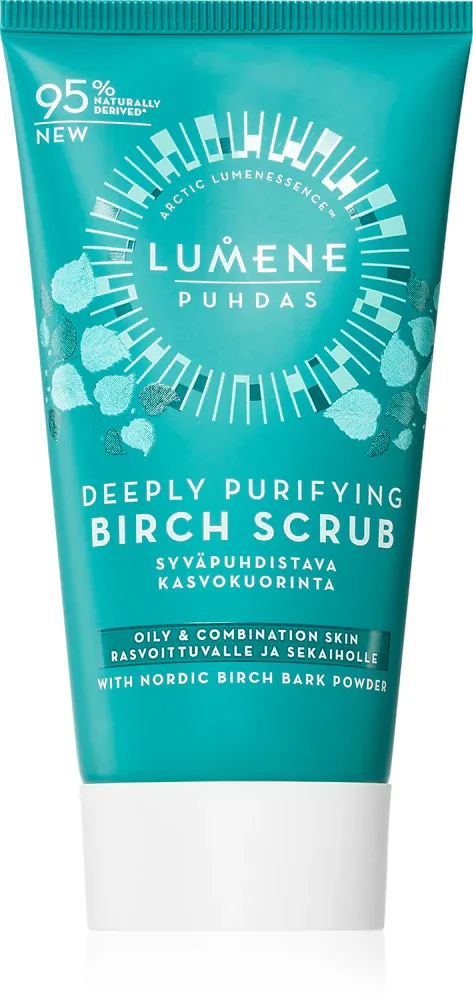 Скраб для лица Lumene Deeply Purifying [PUHDAS] очищающий, для жирной и комбинированной кожи, 75 мл