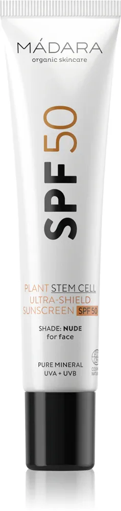 MÁDARA SPF50 - Крем для загара лица SPF 50, 40 мл