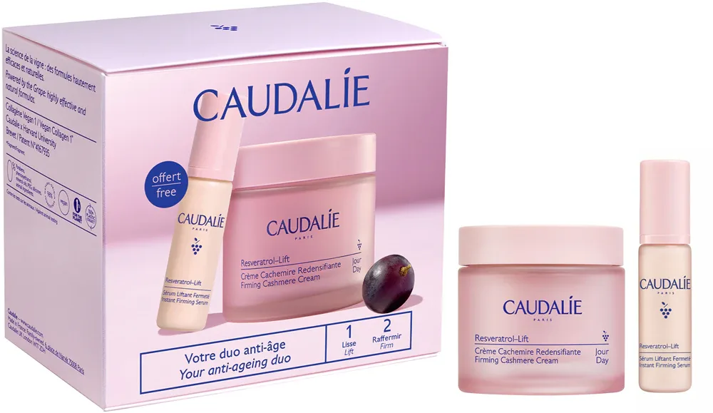 Caudalie Resveratrol-Lift Cashmere Set - Праздничный подарочный набор с эффектом лифтинга и упругости