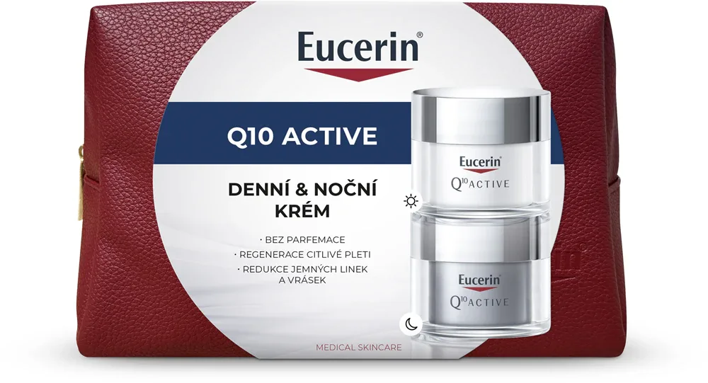 Eucerin Q10 Active - Подарочный набор для осветления и смягчения кожи