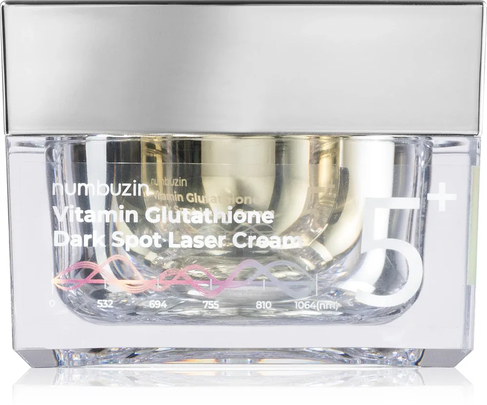 Numbuzin No. 5 Vitamin Glutathione Dark Spot Laser Cream - осветляющий крем против пигментации кожи, 50 мл