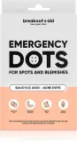 breakout + aid Emergency Dots For Spots and Blemishes - Местный уход против прыщей для лица, декольте и спины с салициловой кислотой, 72 шт — фото 1