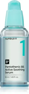 Numbuzin No. 1 Pantothenic B5 Active Soothing Serum - в контексте того, что это сыворотка для лица: сыворотка интенсивного увлажнения с гелевой консистенцией, 50 мл