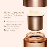 Clarins Extra-Firming Day Cream Refill - Лифтинг-крем против морщин на день для сухой кожи refill, 50 мл — фото 5
