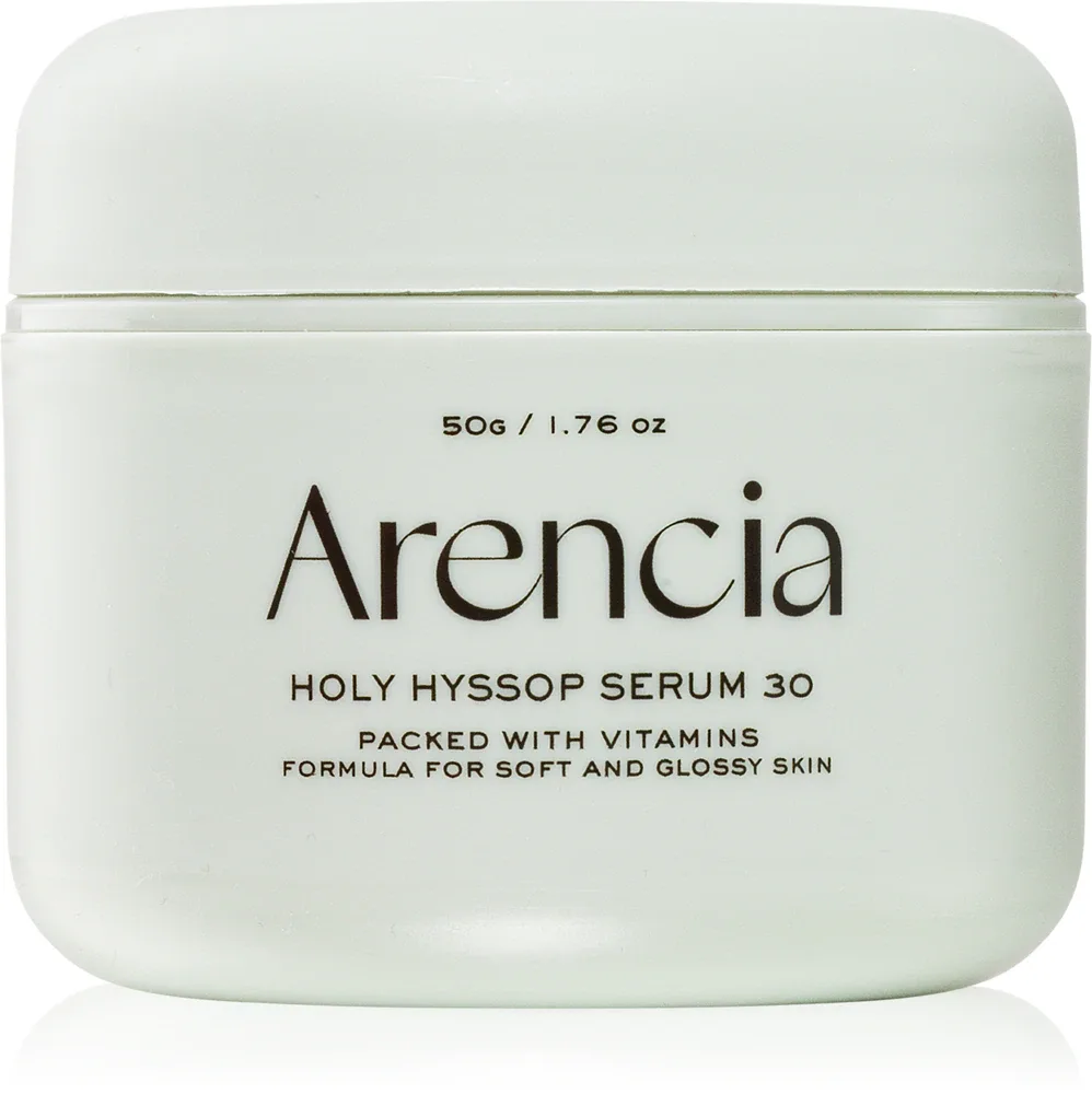 Arencia Holy Hyssop Serum 30 - Кремовая сыворотка для кожи с пигментными пятнами, 50 г