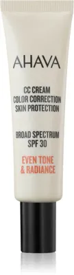 Крем CC для лица AHAVA CC Cream Color Correction тонирующий, с защитой от солнца, 30 мл SPF 30