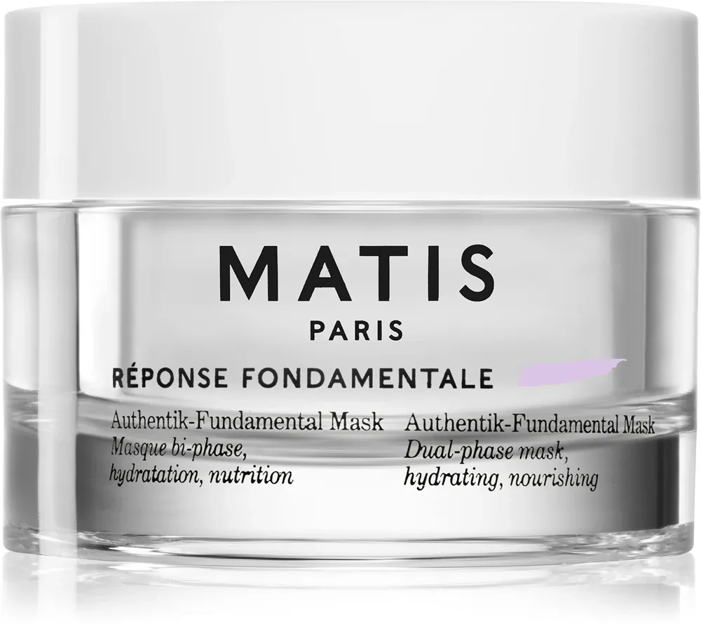 MATIS Paris Réponse Fondamentale Authentik-Fundamental Mask - Регенерирующая увлажняющая маска для лица для двухфазного ухода за кожей, 50 мл