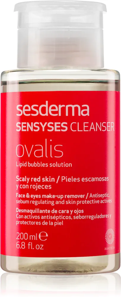 Sesderma Sensyses Cleanser Ovalis - Средство для снятия макияжа для чувствительной и раздраженной кожи, 200 мл