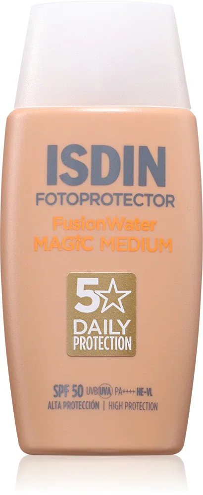 ISDIN Fotoprotector FusionWater Magic Medium SPF50 - Легкий тонизирующий флюид SPF 50, 50 мл