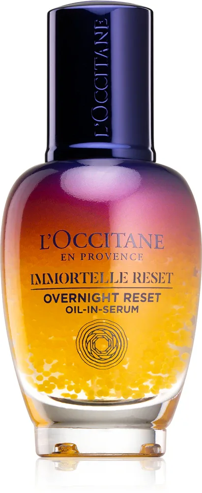 L’Occitane Immortelle Reset Overnight Reset Oil-in-Serum - В контексте того, что это сыворотка для лица: осветляющая антивозрастная сыворотка, 30 мл