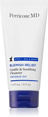 Perricone MD Blemish Relief Cleanser - Нежный успокаивающий очищающий гель для снятия макияжа, 177 мл