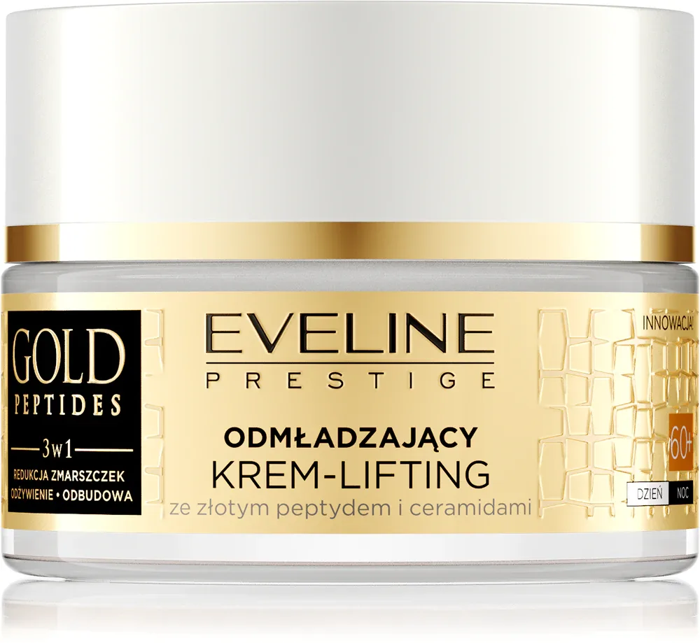 Eveline Cosmetics Gold Peptides - в контексте того, что это крем для лица: крем с интенсивным лифтингом 60+, 50 мл