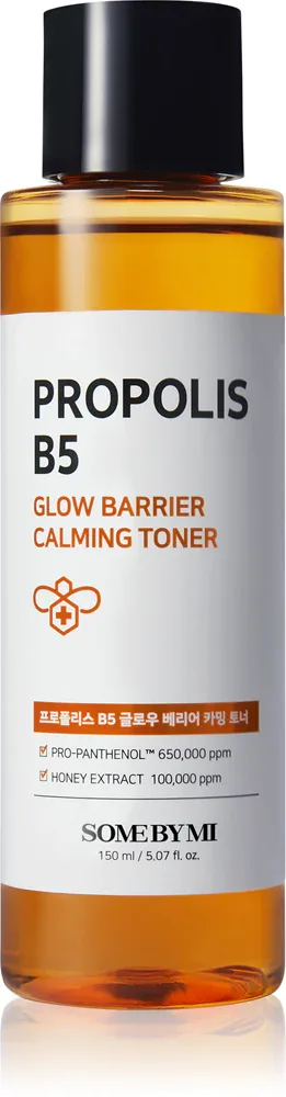 Some By Mi Propolis B5 Glow Barrier Calming Toner - Тоник, успокаивающий, восстанавливающий и омолаживающий кожу, 150 мл