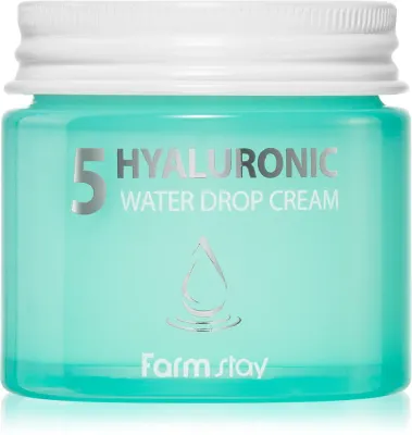 Farmstay Hyaluronic Water Drop Cream - Крем для лица с гиалуроновой кислотой, 80 мл