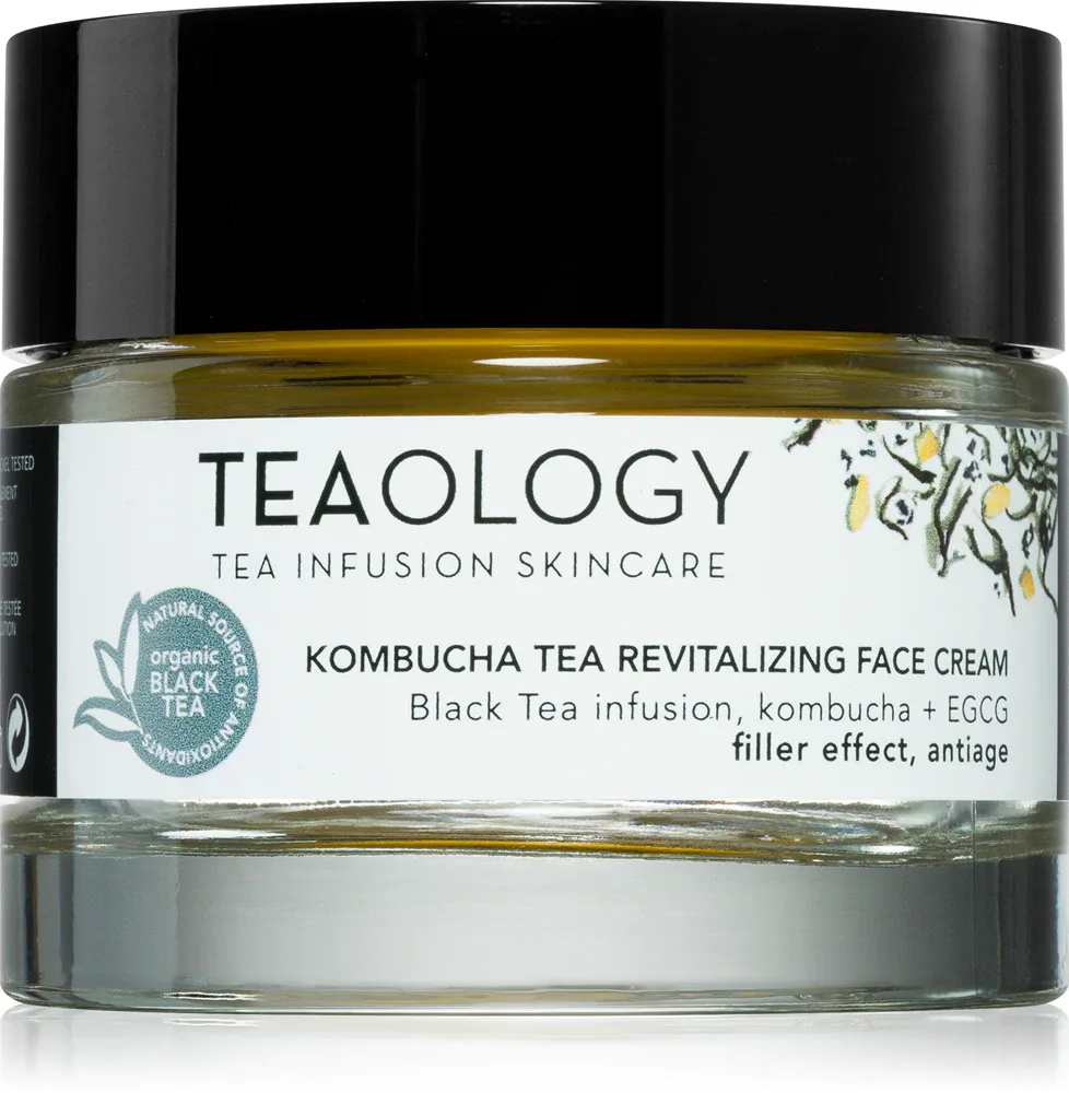 Teaology Anti-Age Kombucha Revitalizing Face Cream - крем для лица с ревитализирующим эффектом, 50 мл