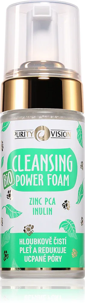 Purity Vision BIO Cleansing Power Foam - Увлажняющая очищающая пена с успокаивающим действием, 90 мл