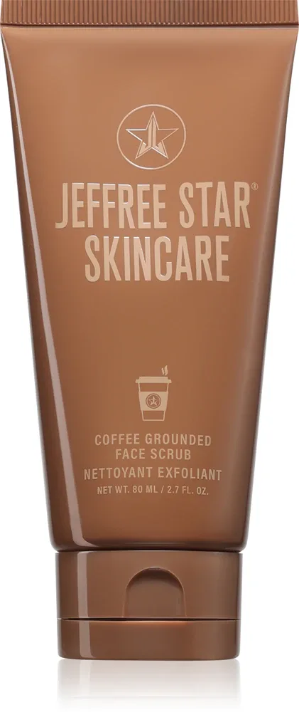 Скраб для лица Jeffree Star Cosmetics Coffee Grounded Face Scrub с кофеином, отшелушивающий, 80 мл