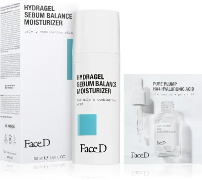 Face D Hydragel Sebum Balance Moisturizer - Увлажняющий гель-крем для жирной и комбинированной кожи, 50 мл