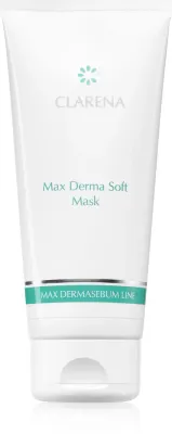 Кремовая маска для лица Clarena Max Dermasebut Line глубоко очищающая, не закупоривает поры, 200 ml