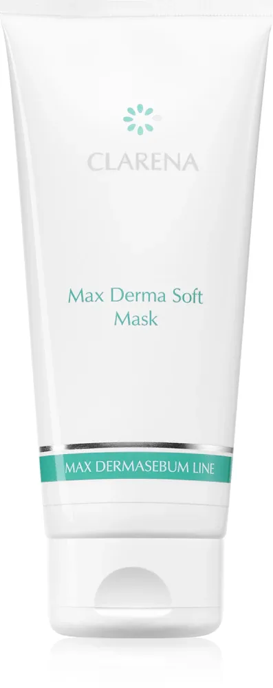 Кремовая маска для лица Clarena Max Dermasebut Line глубоко очищающая, не закупоривает поры, 200 ml