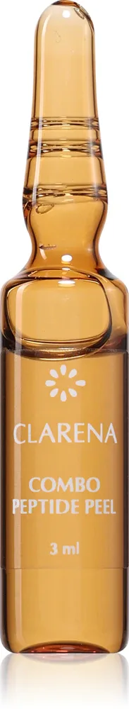 Пилинг для лица Clarena Peptide Peel выравнивающий тон, в стеклянной упаковке, 10× 3 ml