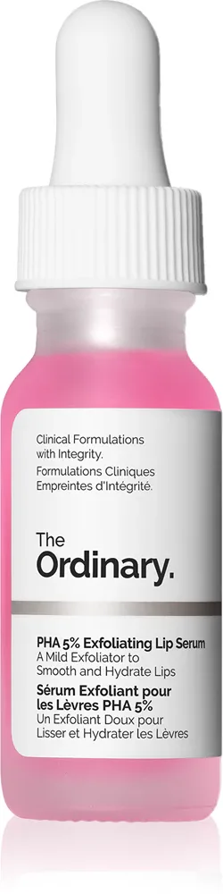 Сыворотка для губ The Ordinary PHA 5% Exfoliating Lip Serum отшелушивающая, увлажняющая, 15 мл