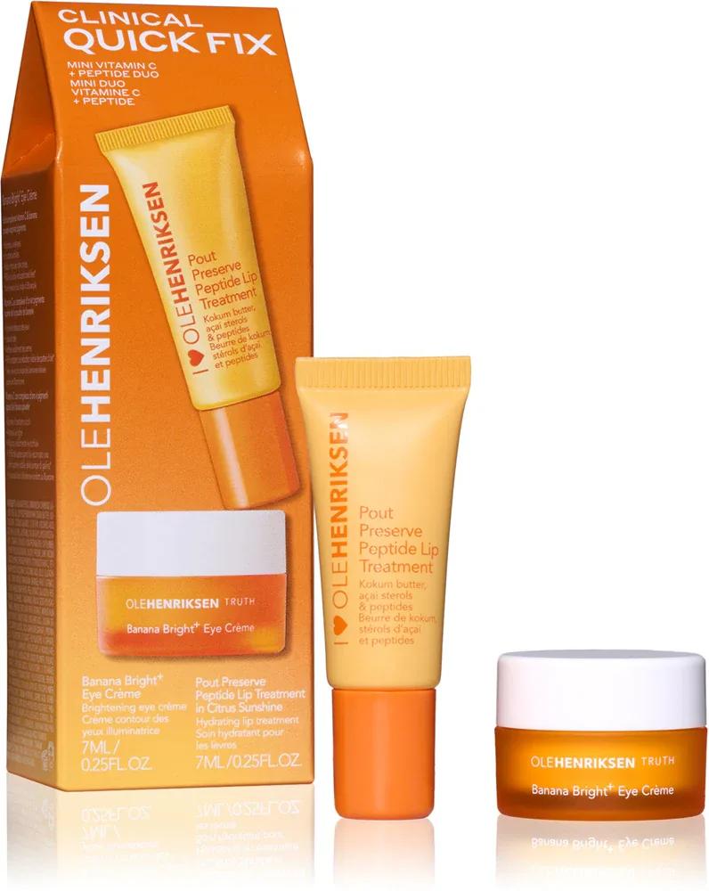 OLEHENRIKSEN Clinical Quick Fix Vitamin C + Peptide Duo - набор для ухода за кожей лица, 1 шт