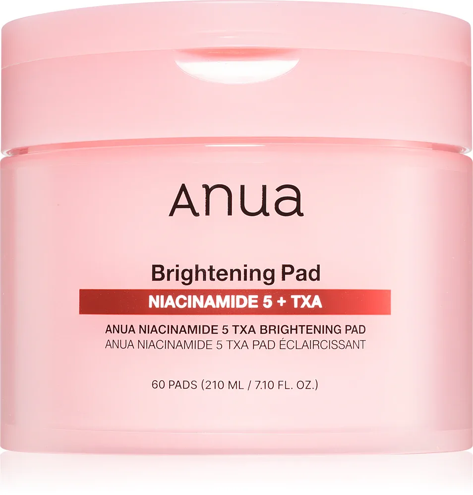 Диски для лица Anua Niacinamide 5% + TXA Brightening Pad тонизирующие, с ниацинамидом и транексамовой кислотой, 60 шт
