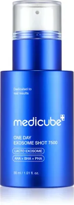 Medicube One Day Exosome Shot Pore Ampoule 7500 - в контексте того, что это сыворотка для лица: сыворотка интенсивно оживляющая против несовершенств кожи, 30 мл