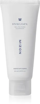 Mizon Hyalugen Gel To Foam Cleanser - Пенящийся увлажняющий гель для умывания, 100 мл