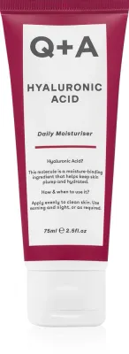 Q+A Hyaluronic Acid - Увлажняющий крем для лица для ежедневного использования, 75 мл