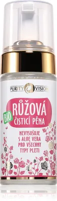 Purity Vision BIO Rose Cleansing Foam - Нежная очищающая пенка для чувствительной кожи, 90 мл