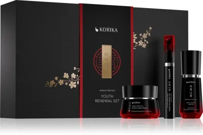 KORIKA Korean Heritage Youth Renewal Set - Набор подарочный против старения кожи, 3 шт